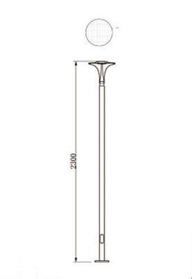 Energy Saving Outdoor LED Garden Lights , Solar Led Garden Lights With Lifepo4 Battery