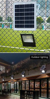 High Lumen Garden Security Solar Powered Flood Lights 80W Remote Control